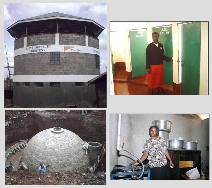 Comminity-managed sanitation block in Kibera, Nairobi