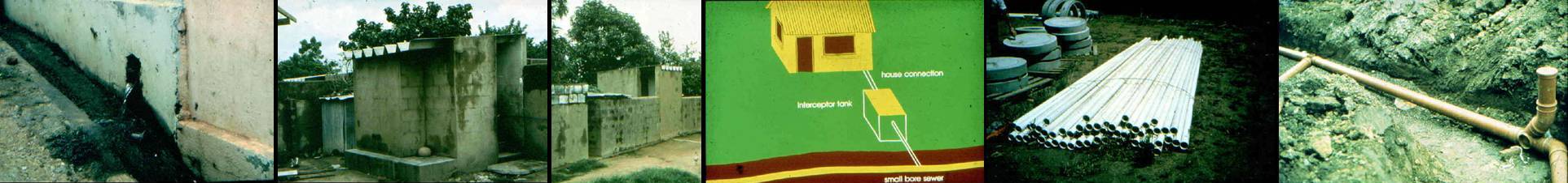 Settled sewerage collage