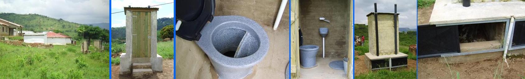 Collage of eThekwini latrine